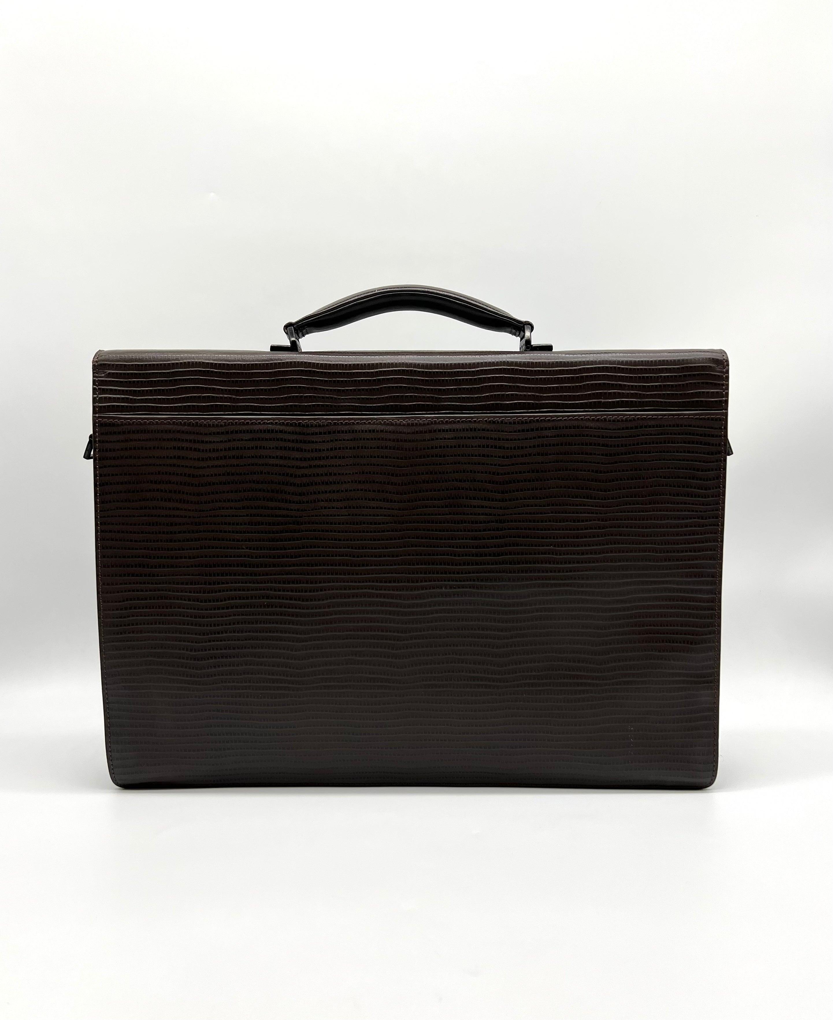 Braun Buffel Leather Briefcase - Reeluxs 