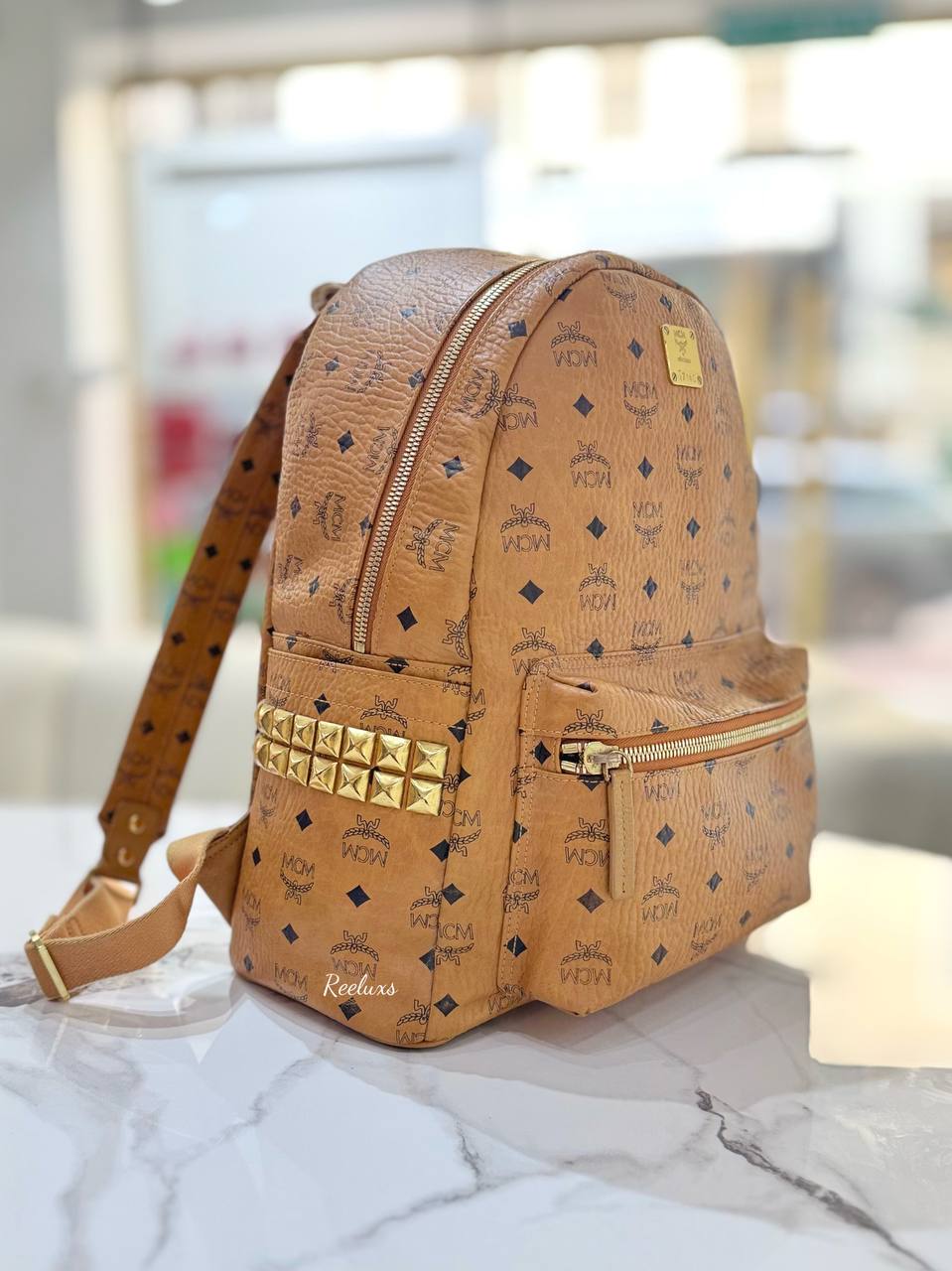 MCM Stark Backpack In Visetos