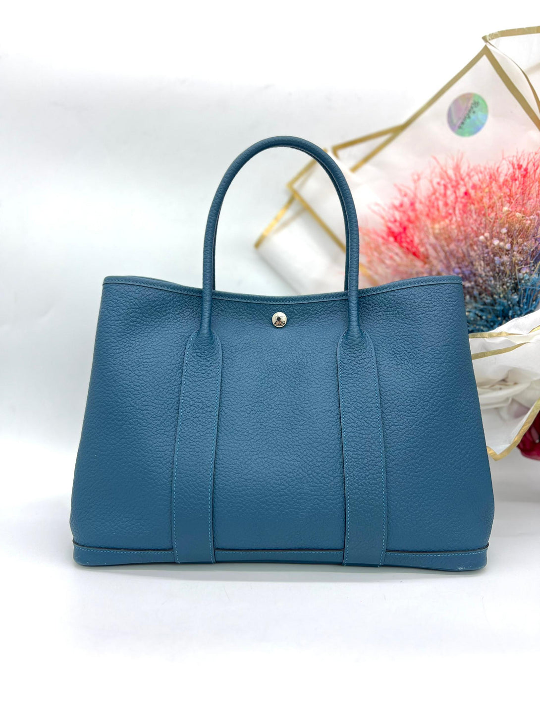 HERMES Garden Party 36 Tote
Bag - Blue - Reeluxs 