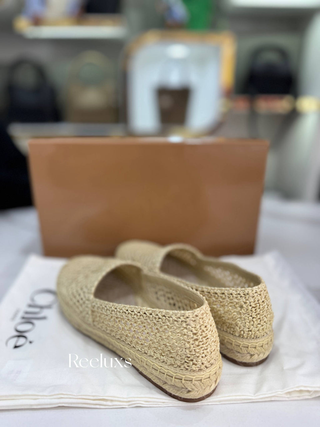 Chloé Isla Crocheted Espadrilles