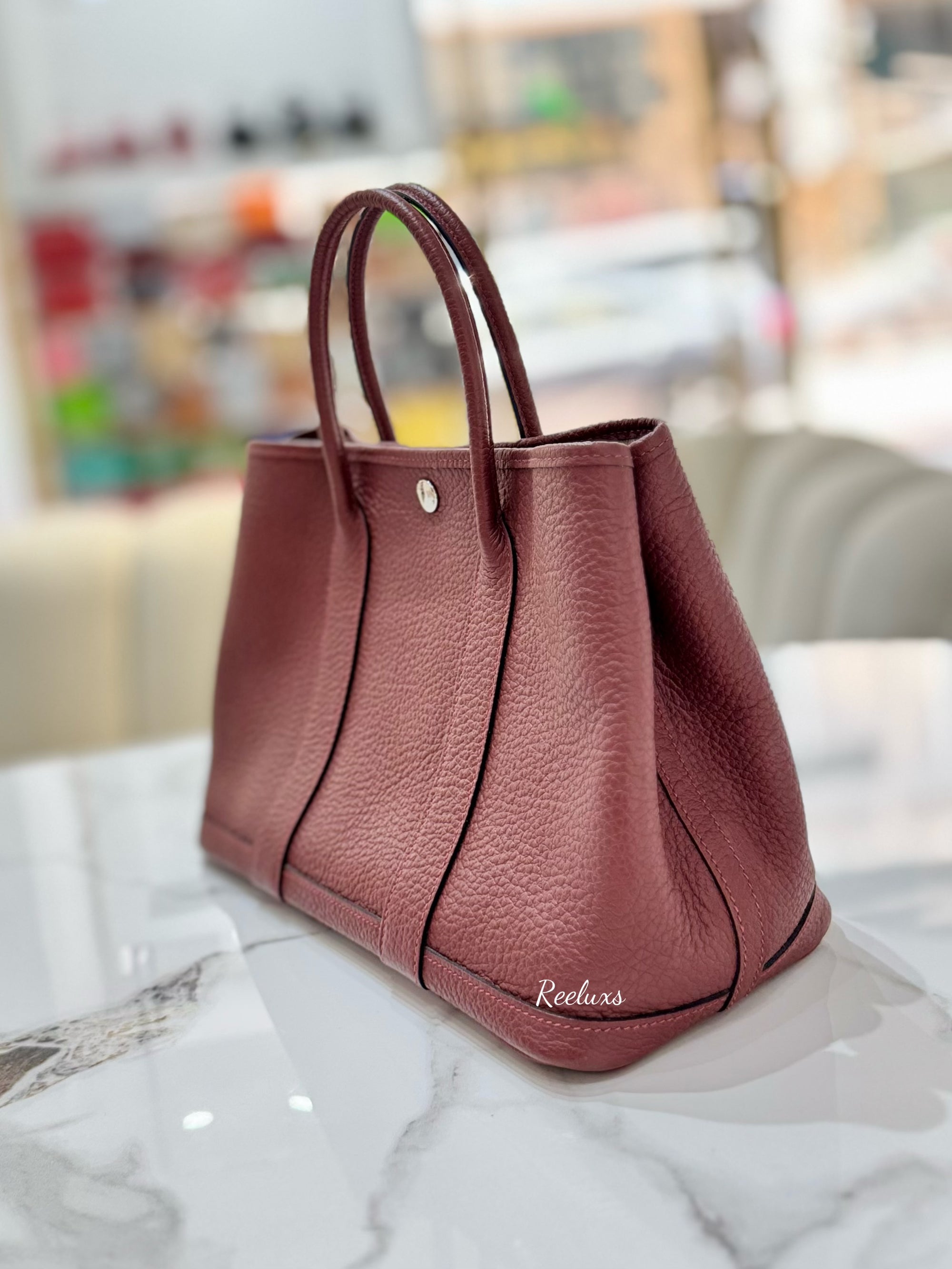 HERMES Garden Party 30 TPM Tote Handbag