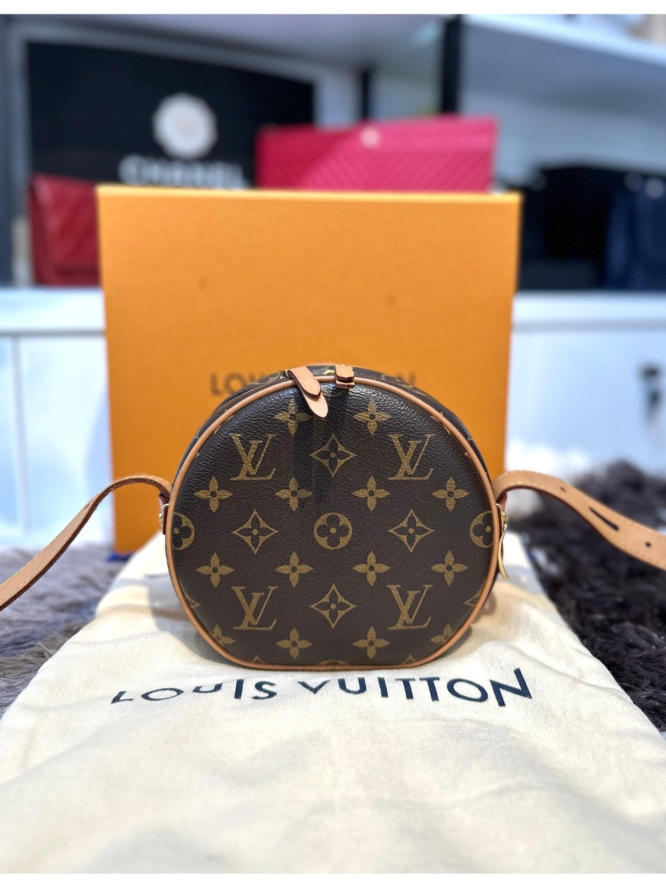 LOUIS VUITTON Boite Chapeau Souple PM Monogram Shoulder Bag - Reeluxs 