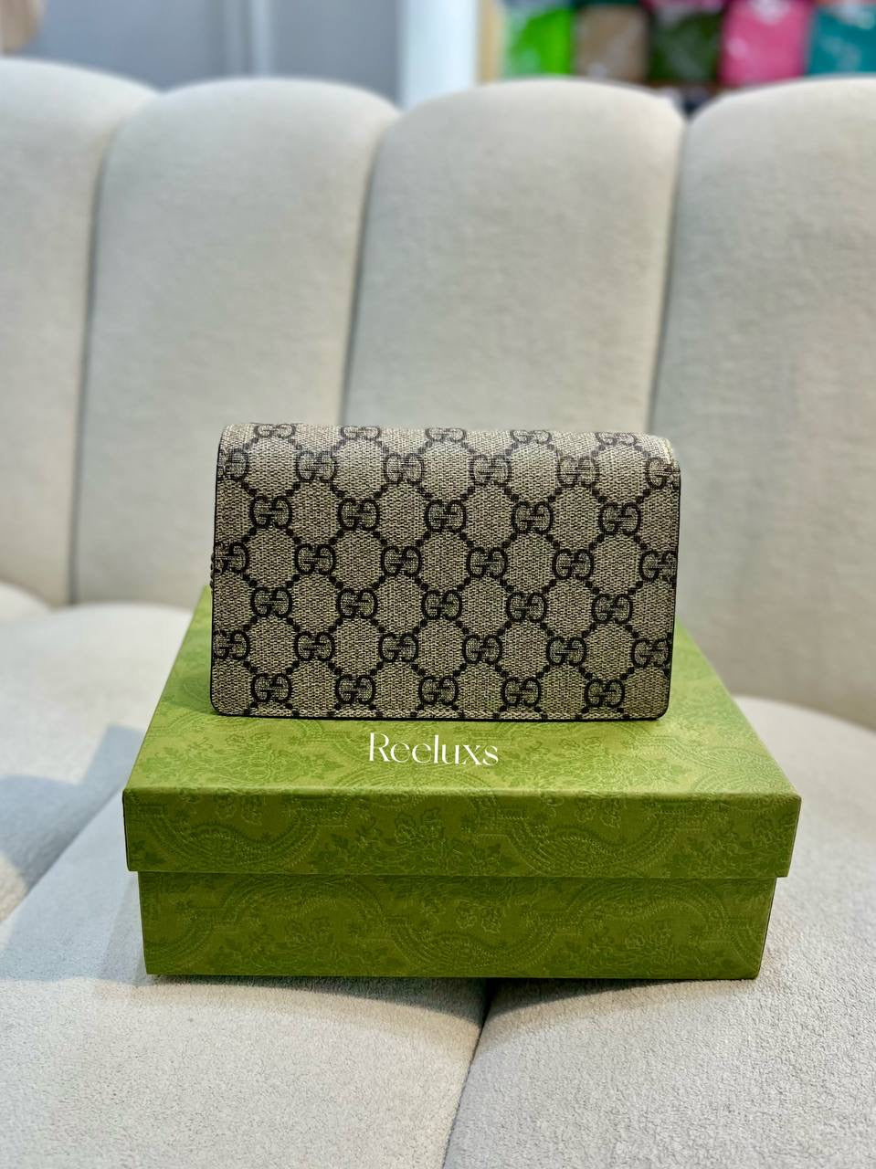FULL SET GUCCI Dionysus GG Super Mini Slingbag