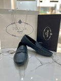 PRADA Men's Saffiano Leather Driver Loafer