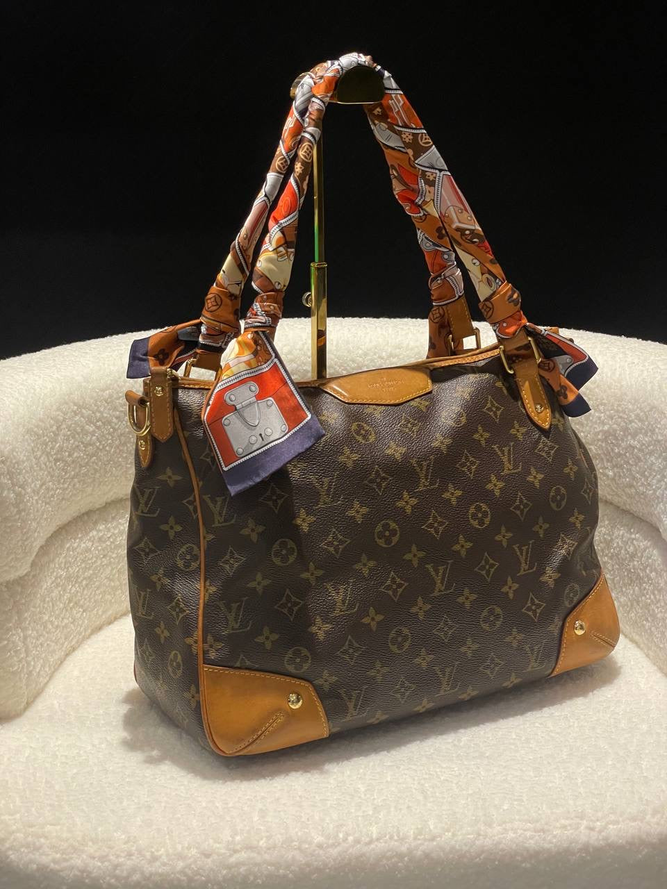 LOUIS VUITTON Louis Vuitton Estrela Handbag Monogram Canvas MM