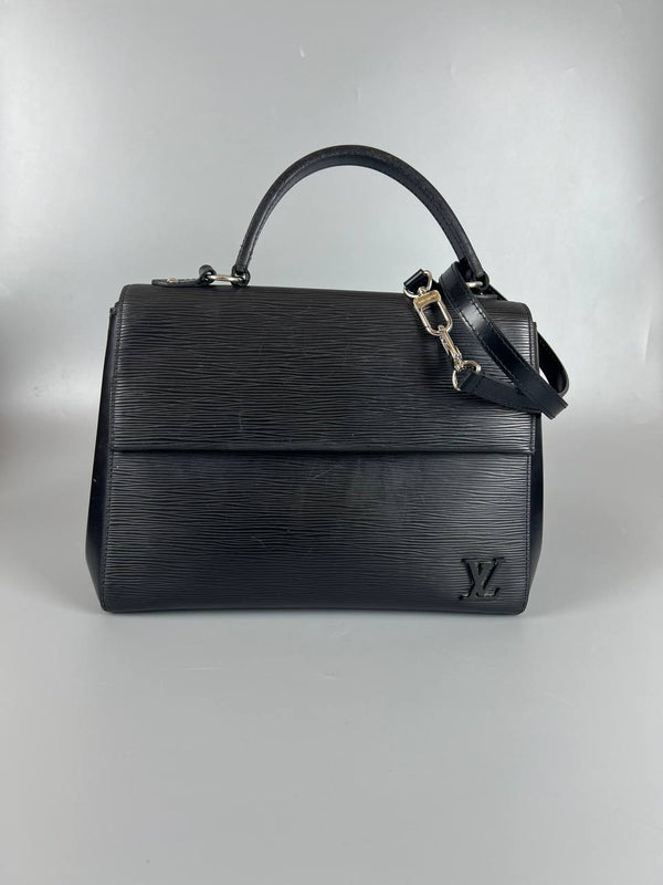 LOUIS VUITTON Cluny Top Handle Bag Epi Leather MM