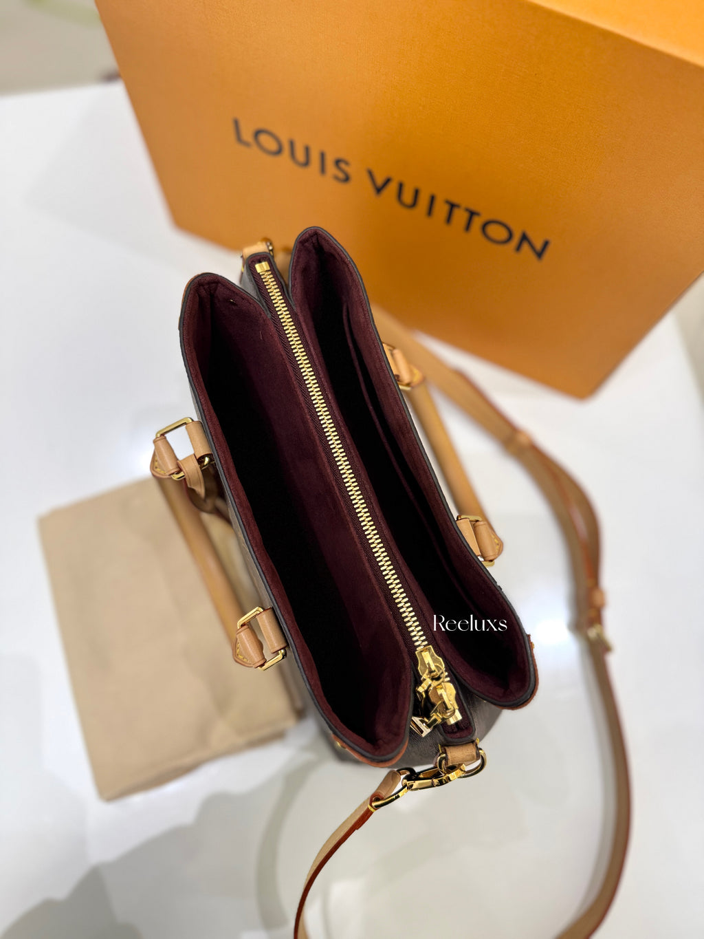 LOUIS VUITTON Soufflot BB handbag Full Set