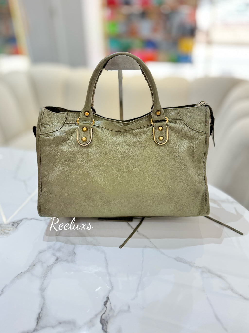 BALENCIAGA City Classic Leather Medium  Hand Bag / Shoulder Bag