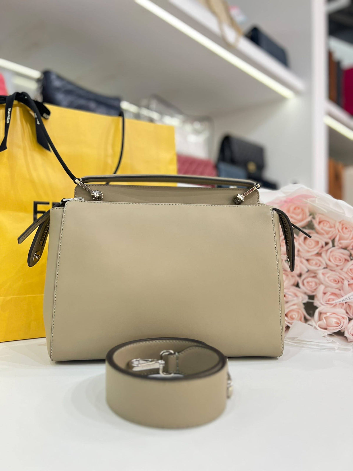 FENDI Medium Dotcom Satchel Bag