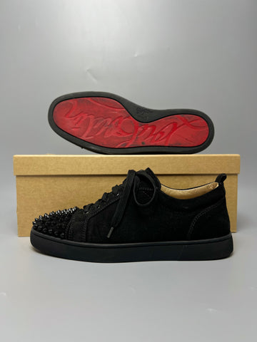 CHRISTIAN LOUBOUTIN Black Men Sneaker Shoe Size EU 40 1/2 - Reeluxs 