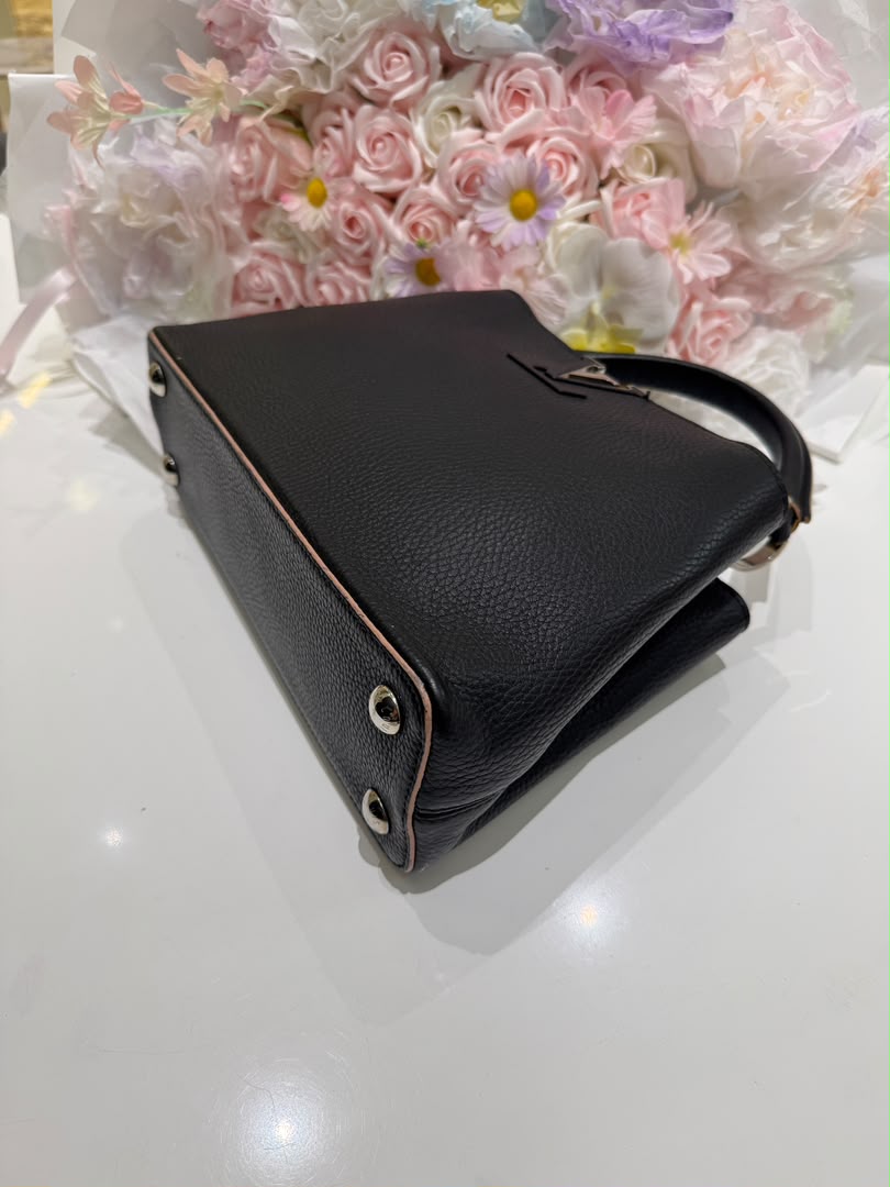 LOUIS VUITTON Taurillon Leather Capuciness Bag