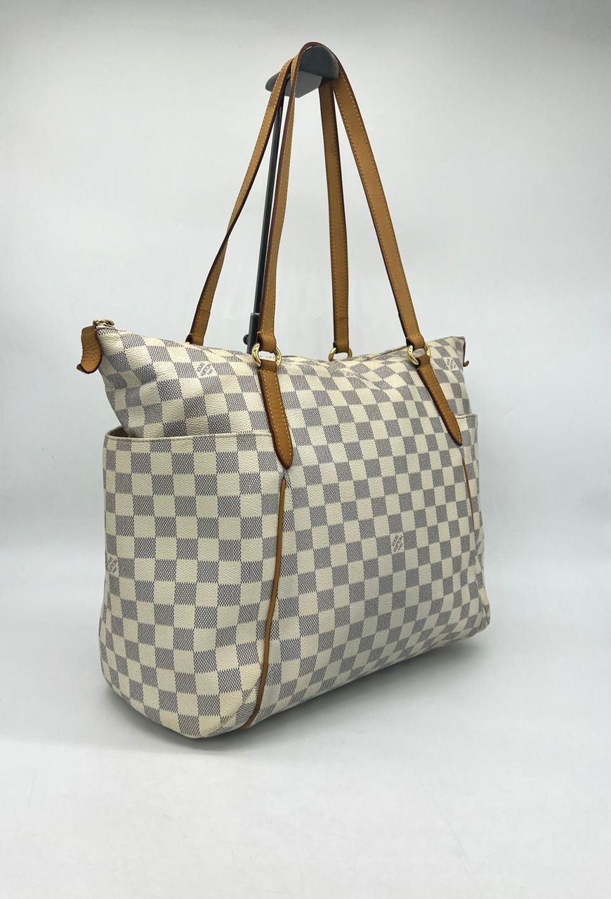 LOUIS VUITTON Damier Azur Totally Tote Bag - Reeluxs 