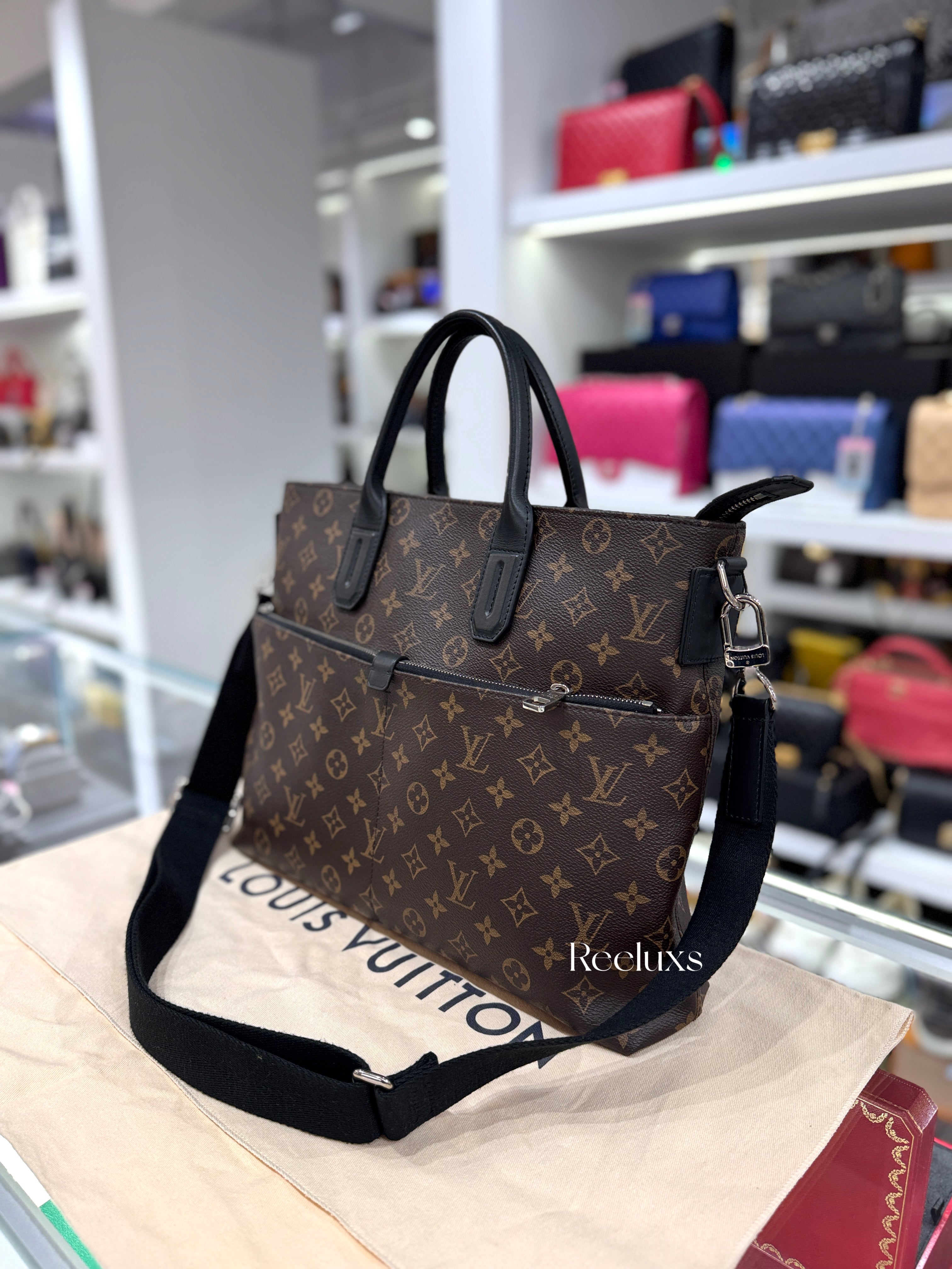 LOUIS VUITTON LV 7 Days A Week Monogram Macassar Shoulder Bag