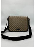 GUCCI Monogram Large Flap Messenger Bag - Reeluxs 