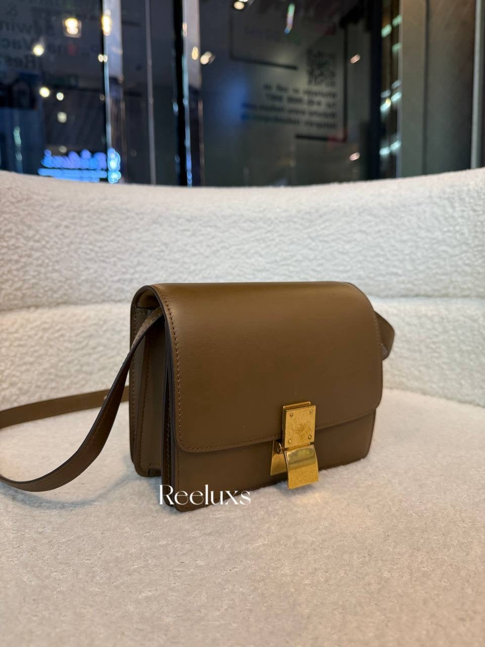 Celine Classic Leather Shoulder Bag