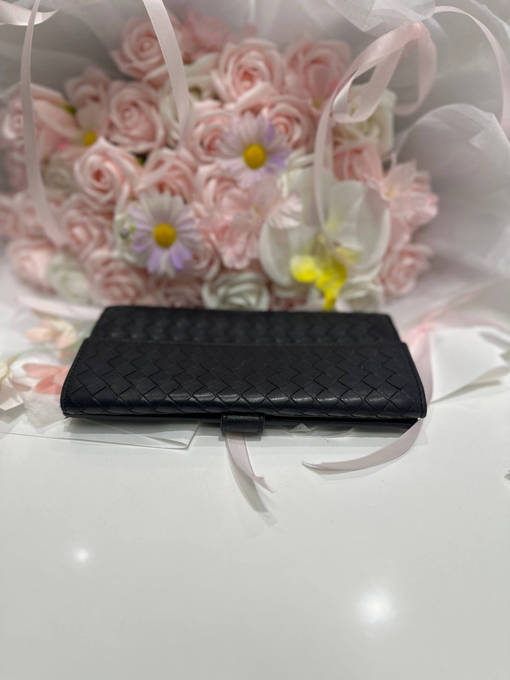 BOTTEGA VENETA Intrecciato Long Wallet With Coin Purse