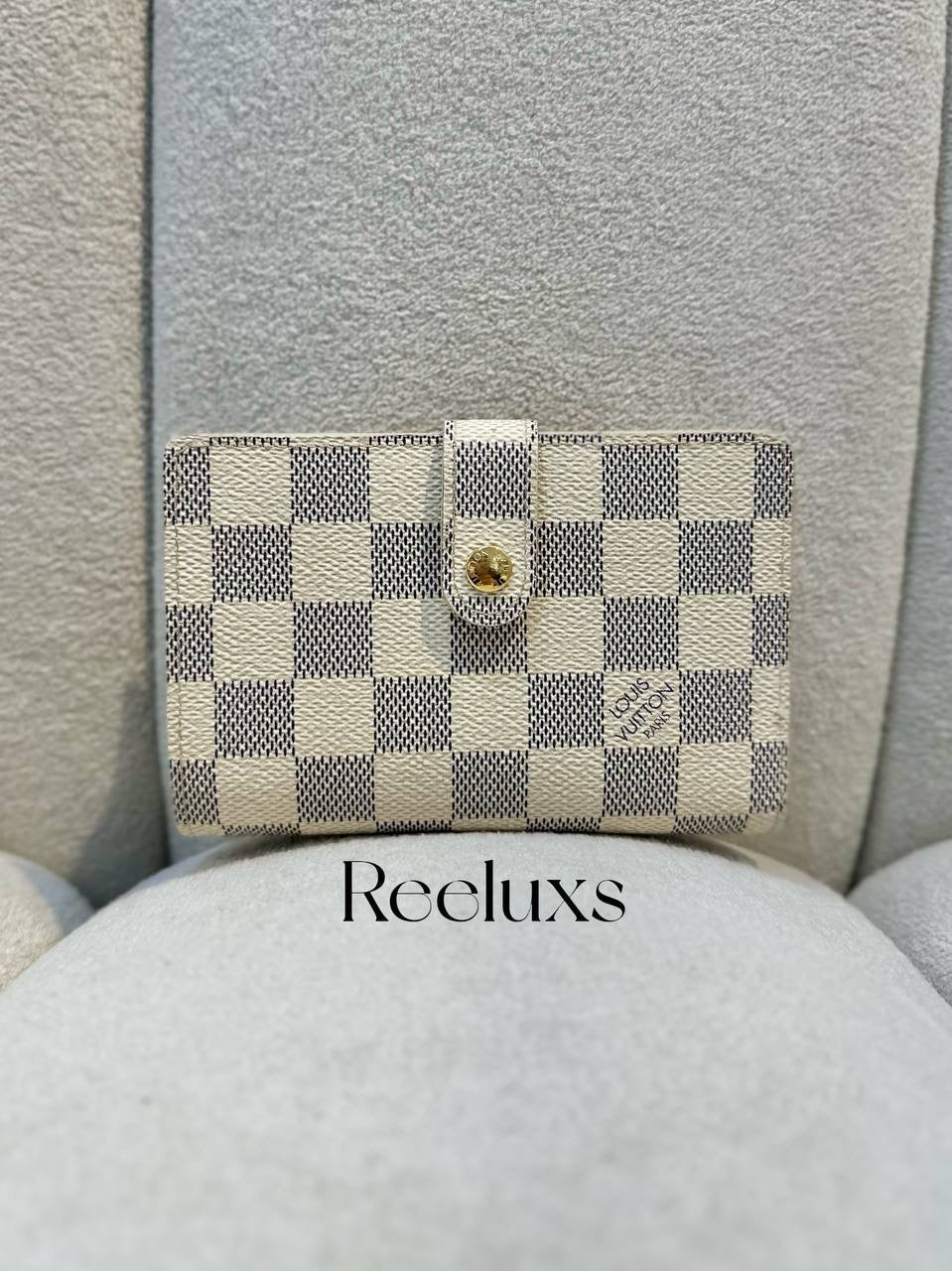 LOUIS VUITTON LV Damier Azur Agenda Cover Wallet