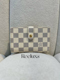 LOUIS VUITTON LV Damier Azur Agenda Cover Wallet
