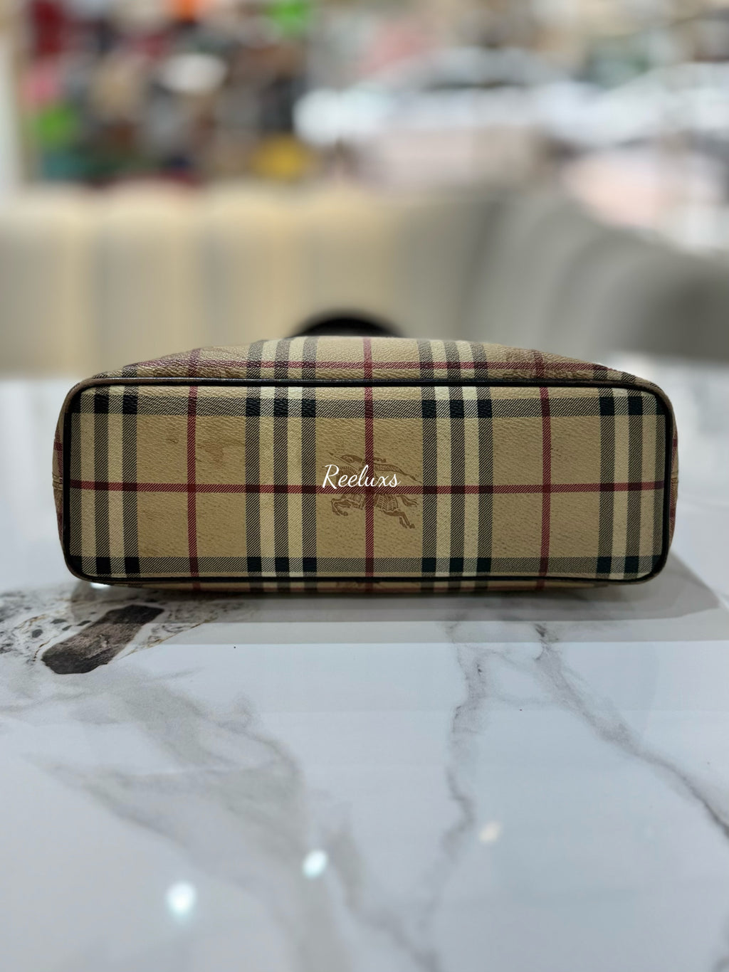 BURBERRY Haymarket Nova Tote Handbag