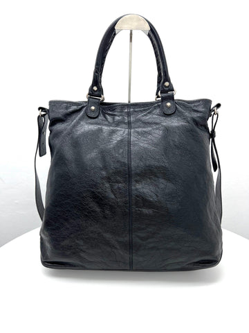 Balenciaga 2-way bag Black Classic Smart Leather Tote Bag - Reeluxs 