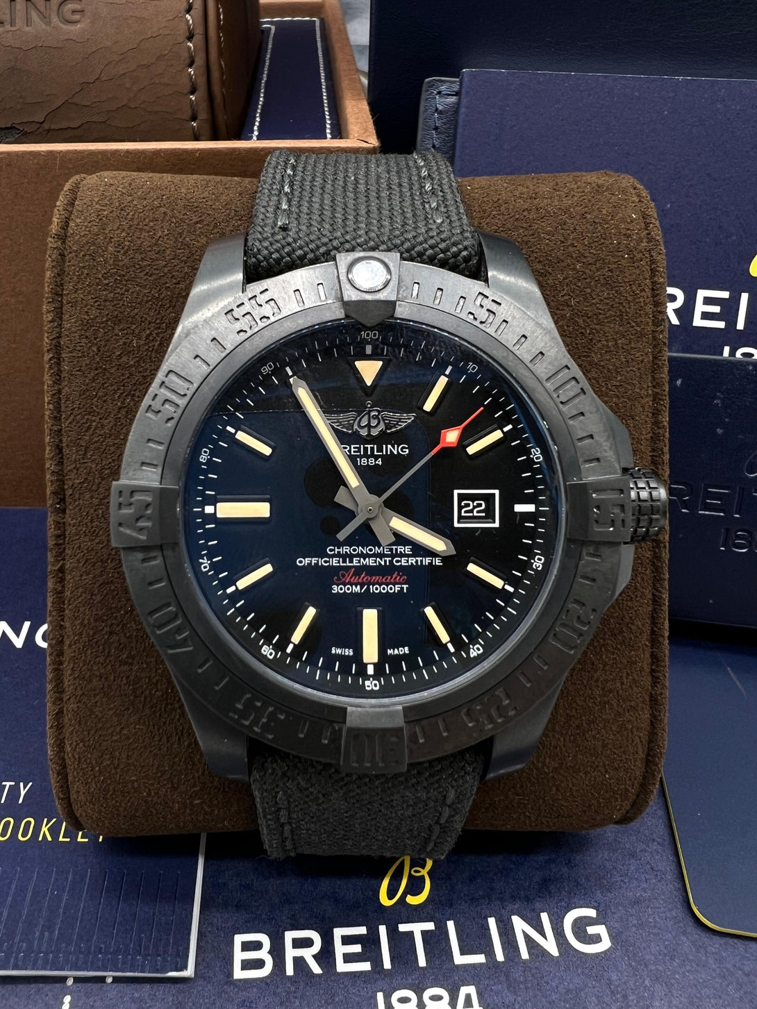 New Arrival Z Factory Replica Breitling Avenger Titanium Watch – Black Bird Are Sailing The Sky - Reeluxs 