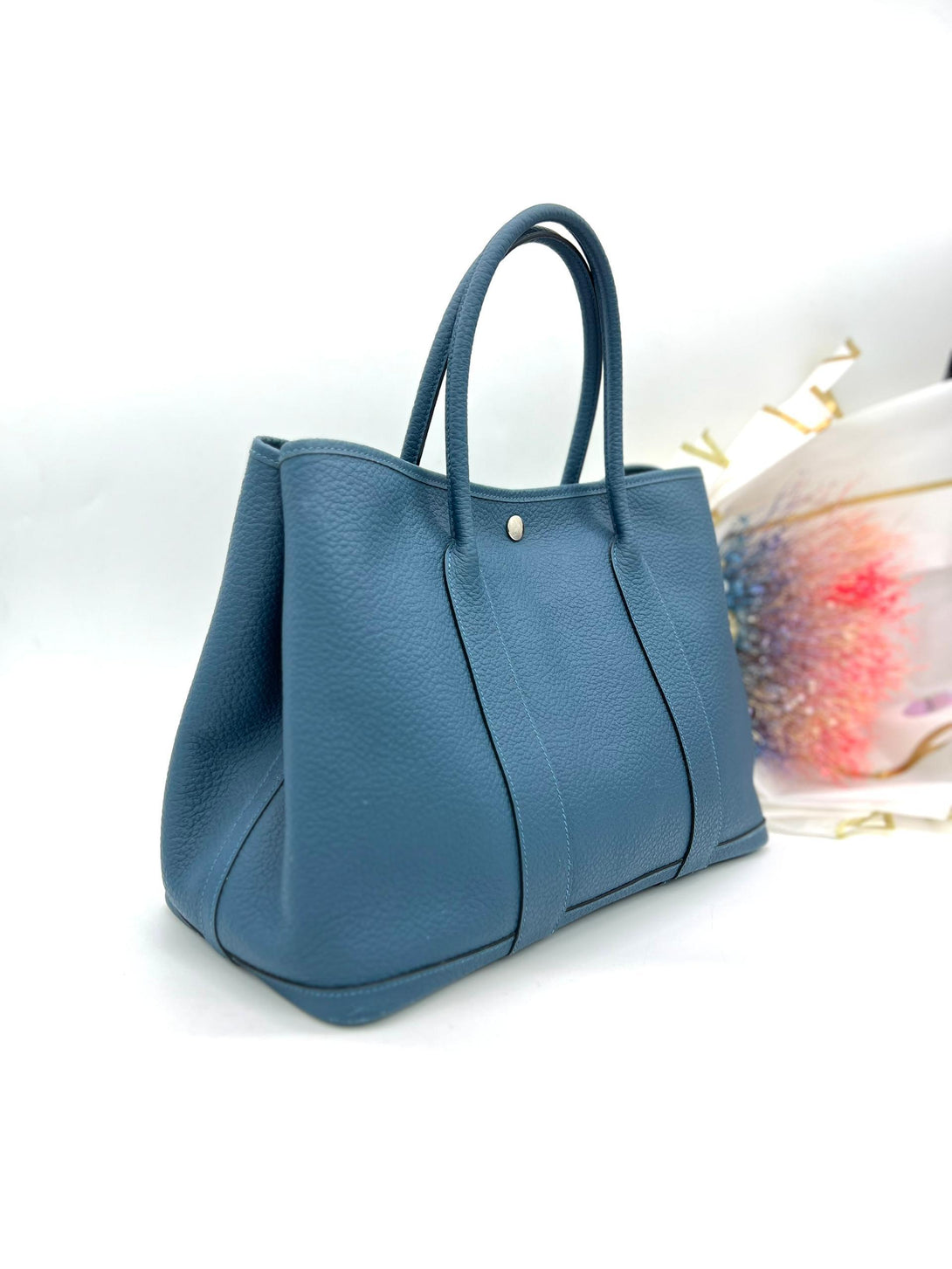 HERMES Garden Party 36 Tote
Bag - Blue - Reeluxs 