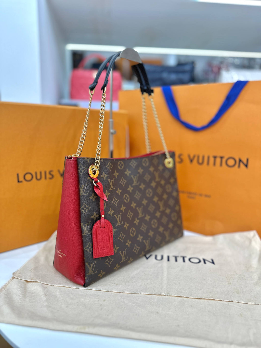 LOUIS VUITTON LV Surène MM Monogram Canvas Shoulder Bag