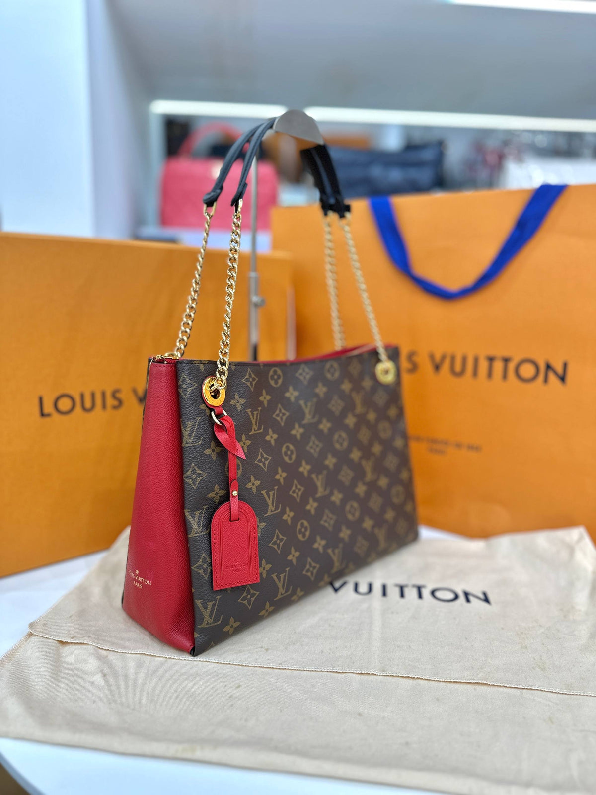 LOUIS VUITTON LV Surène MM Monogram Canvas Shoulder Bag