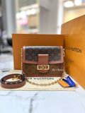 2024 Micrcochip NFC FULL SET LOUIS VUITTON LV Dauphine MM Other Monogram Canvas Shoulder Bag