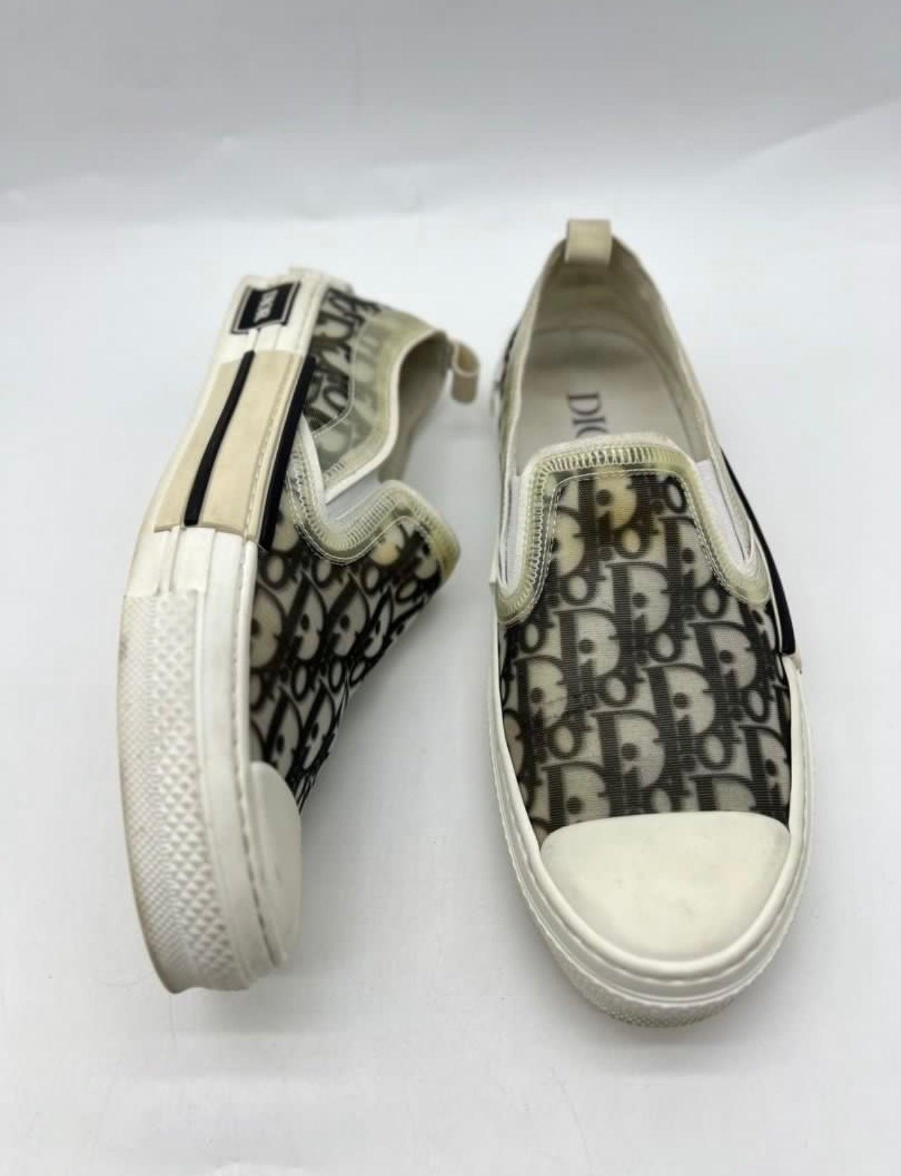Dior Sneaker B23 Slip-on in White for Men Size 43 - Reeluxs 