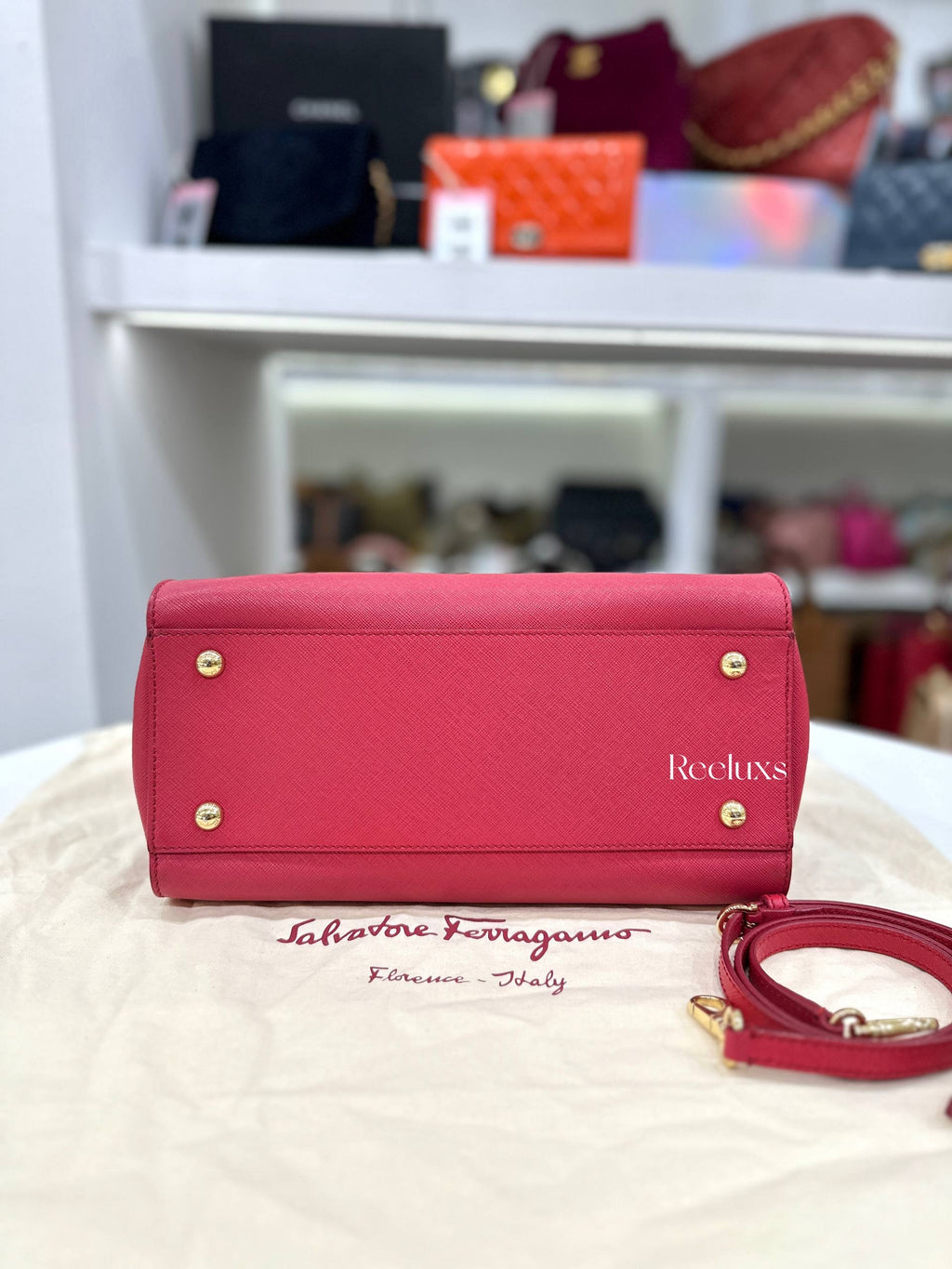 SALVATORE FERRAGAMO Beky Small Tote Bag