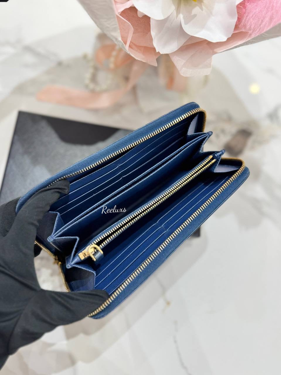PRADA  Tessuto Zippy Wallet