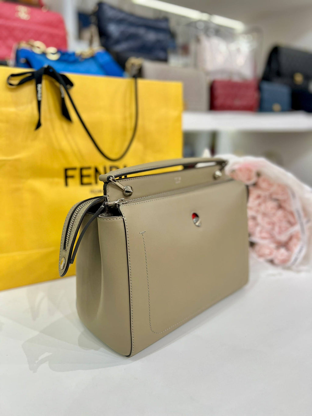FENDI Medium Dotcom Satchel Bag