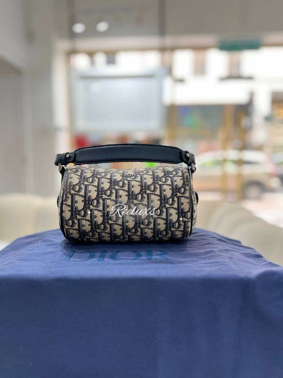 FULL SET CHRISTIAN  DIOR   Oblique Roller Crossbody Bag