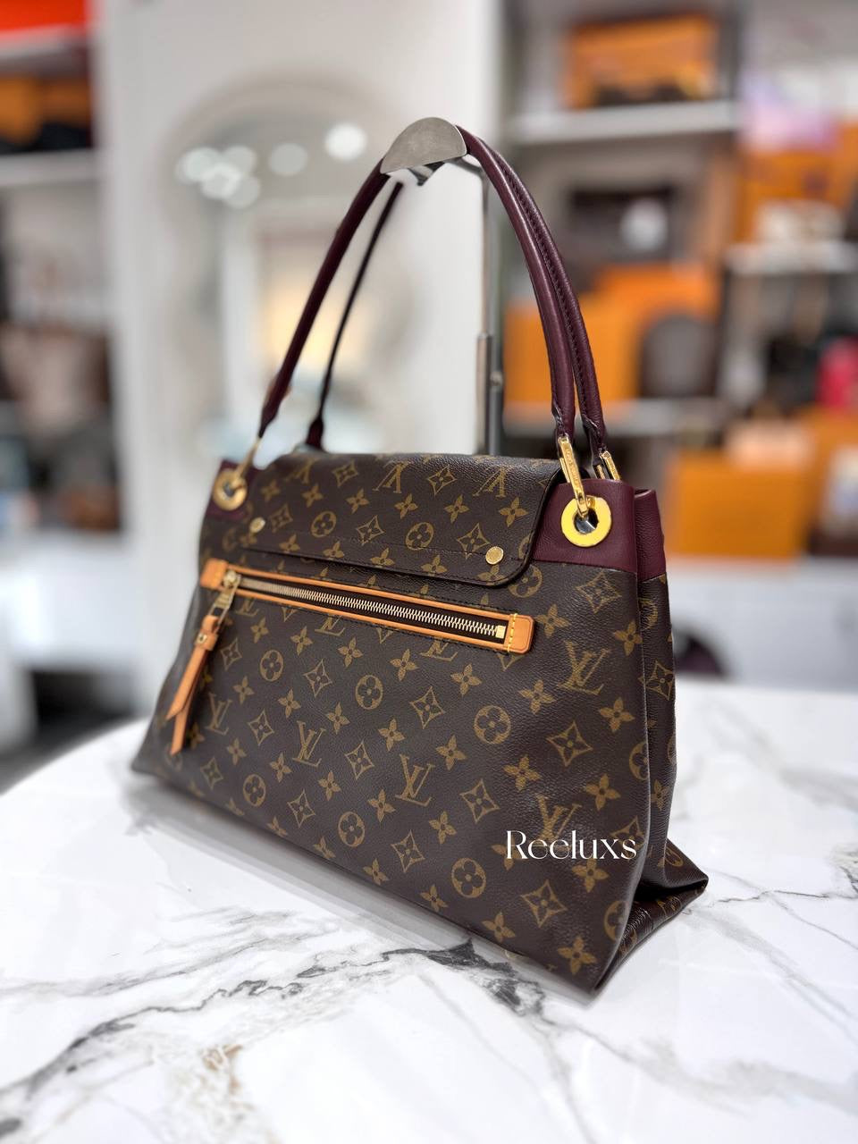 LOUIS VUITTON LV Monogram Bordeaux Olympe Shoulder Bag