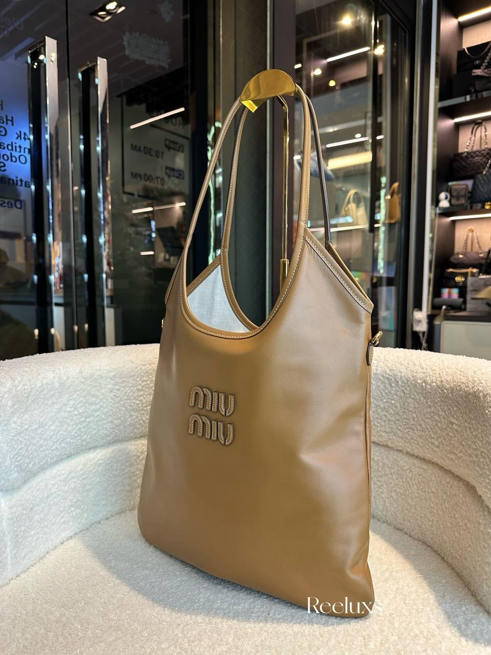 Miu Miu cognac brown Ivy bag