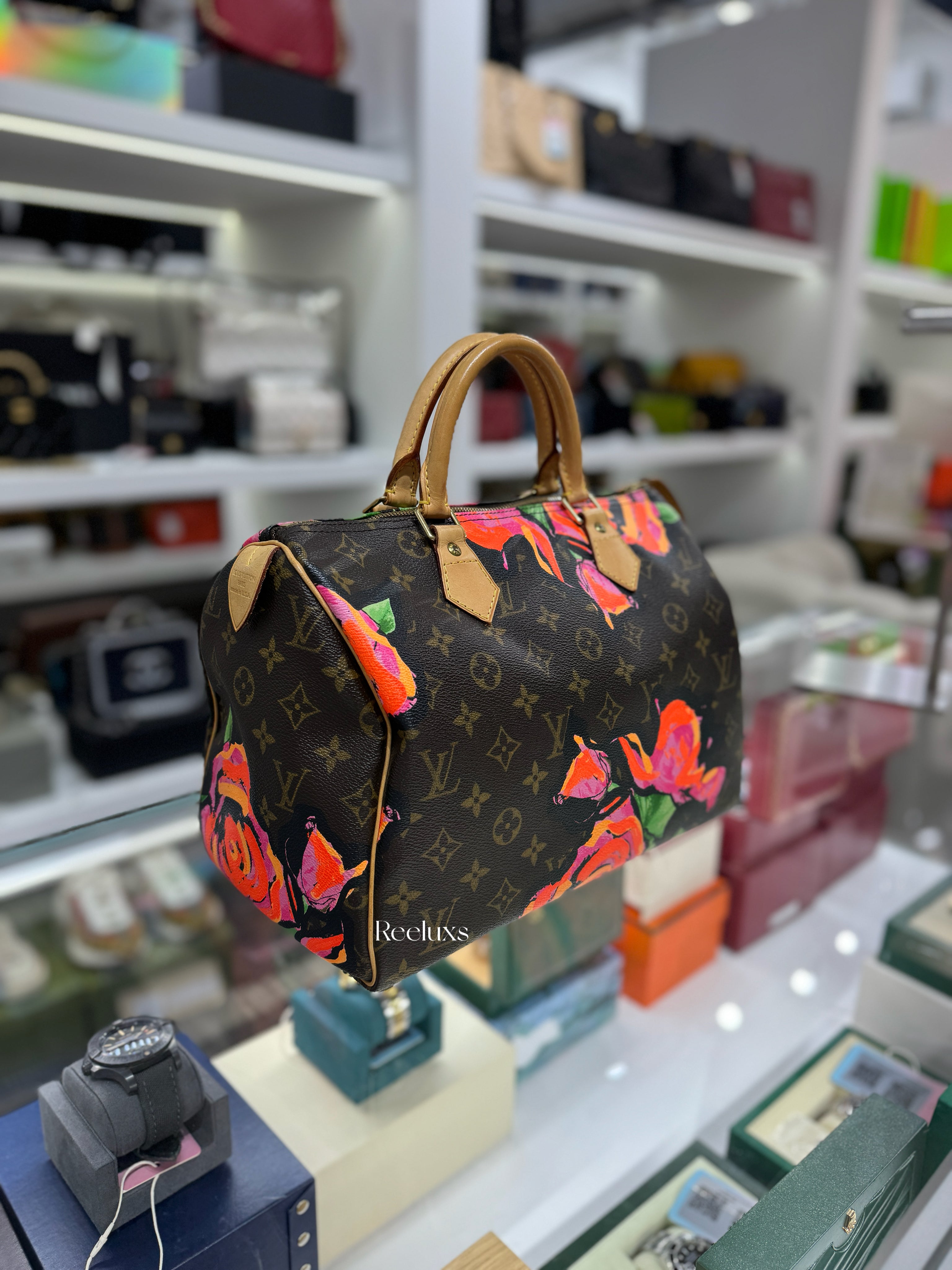 LOUIS VUITTON X Stephen Sprouse Roses Speedy 30