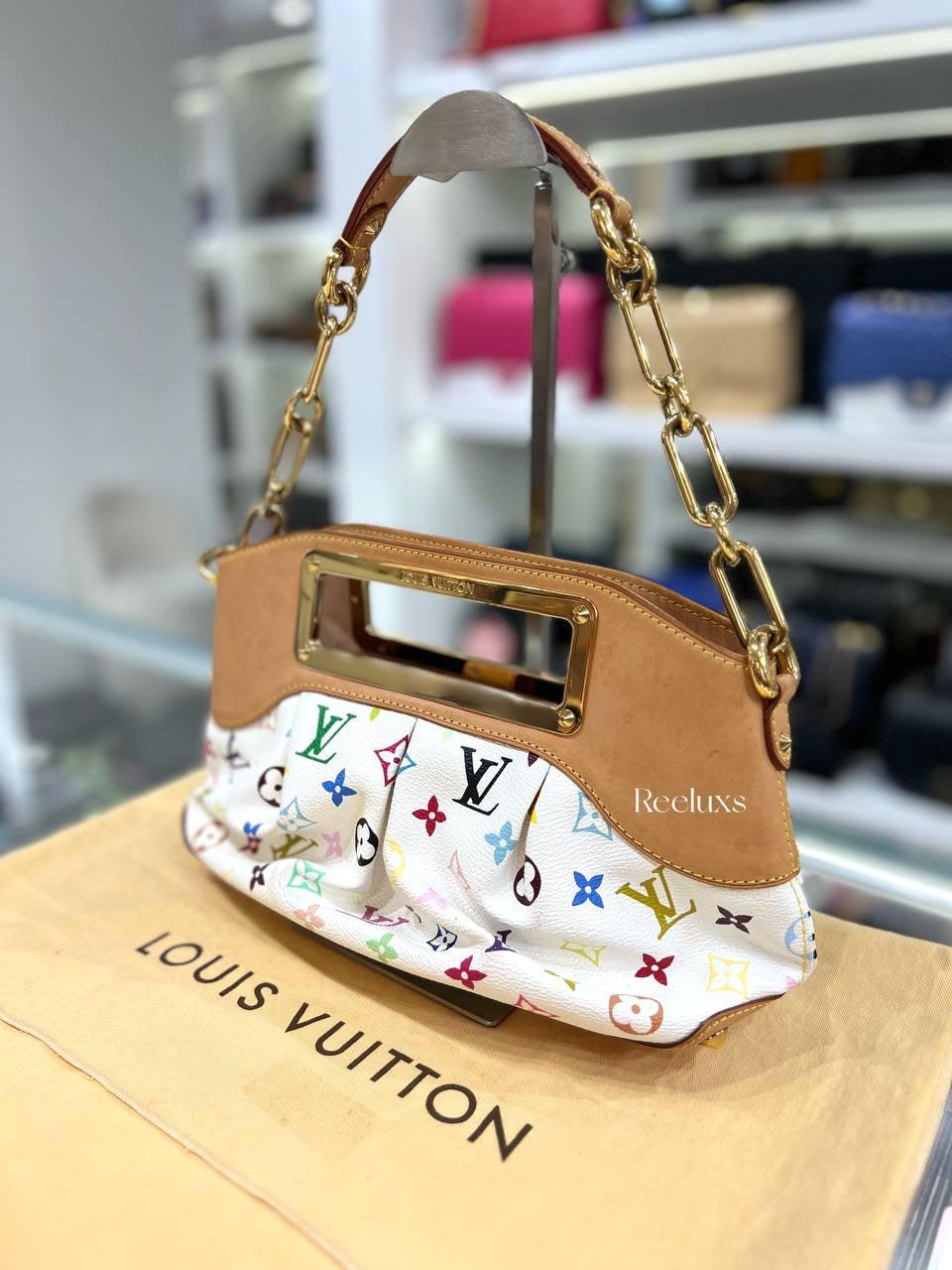 LOUIS VUITTON Monogram Multicolore Judy PM Bag