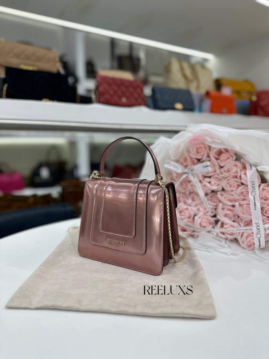 BVLGARI Serpenti Forever Top Handle Bag
