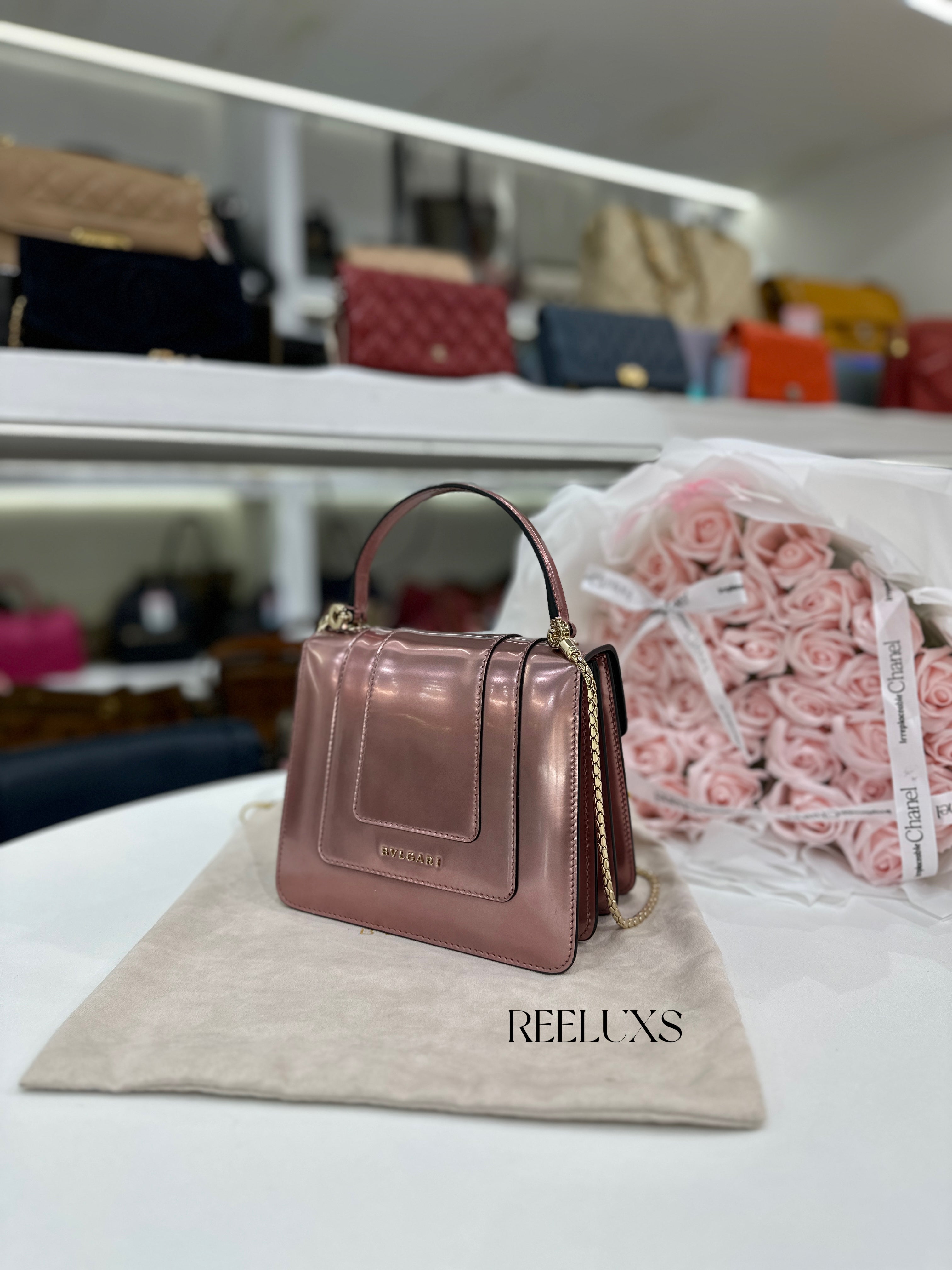 BVLGARI Serpenti Forever Top Handle Bag