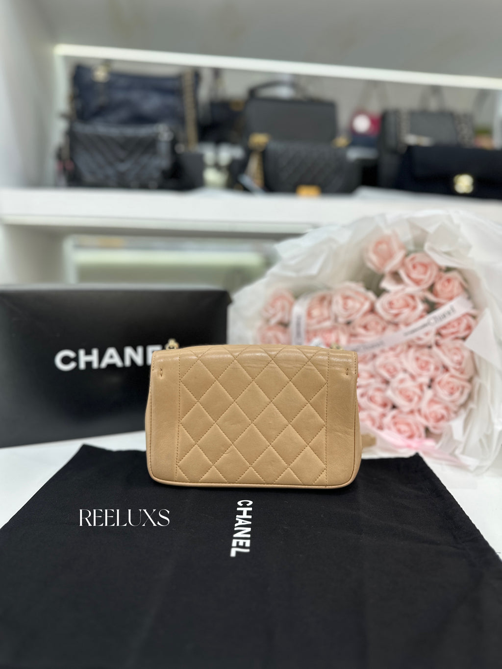 CHANEL Chic With Me Flap Quilted Lambskin Shoulder Bag