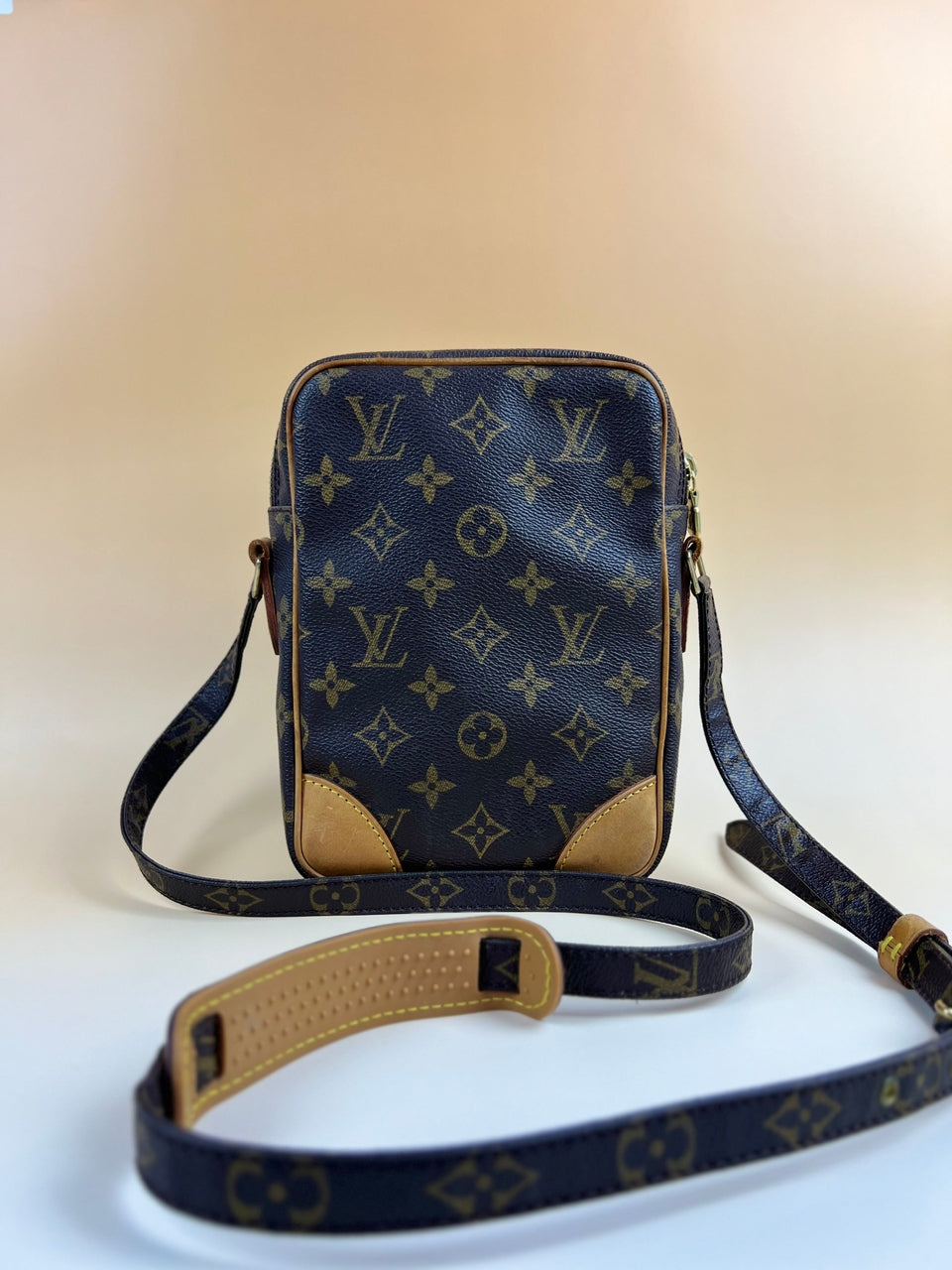 LOUIS VUITTON Danube Monogram Canvas Shoulder Bag For Women - Reeluxs 