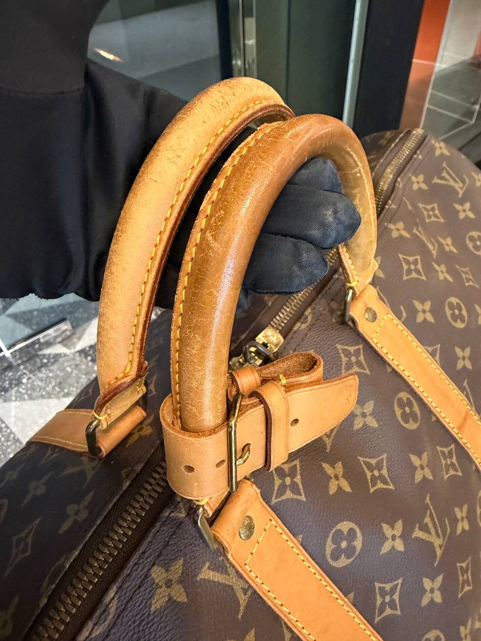 Louis Vuitton Keepall 55 duffle bag