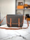 Goyard Belvédère PM Crossbody Bag with Flap Closure