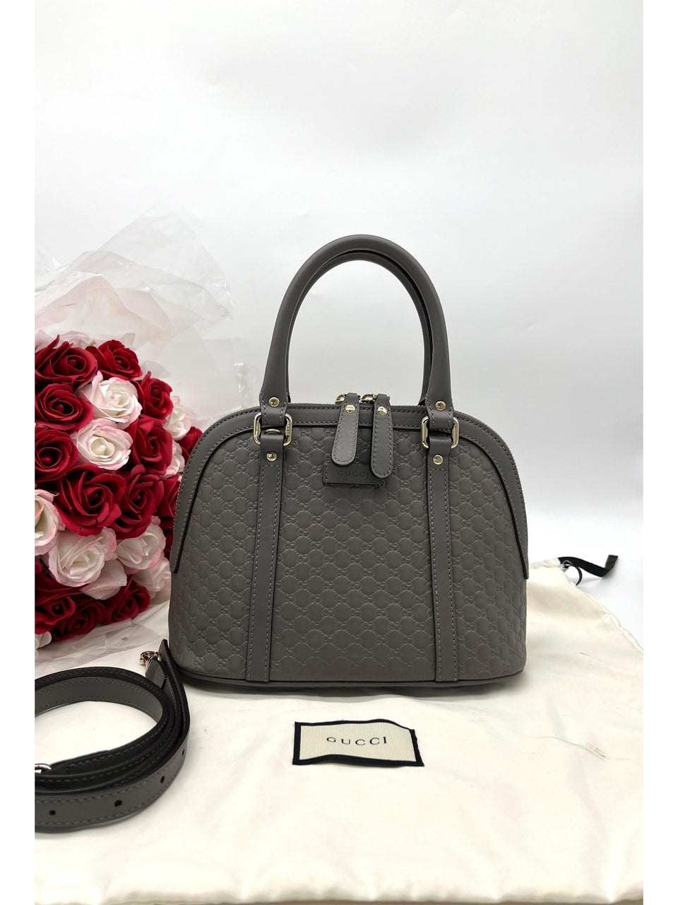 GUCCI Dôme leather handbag - Reeluxs 