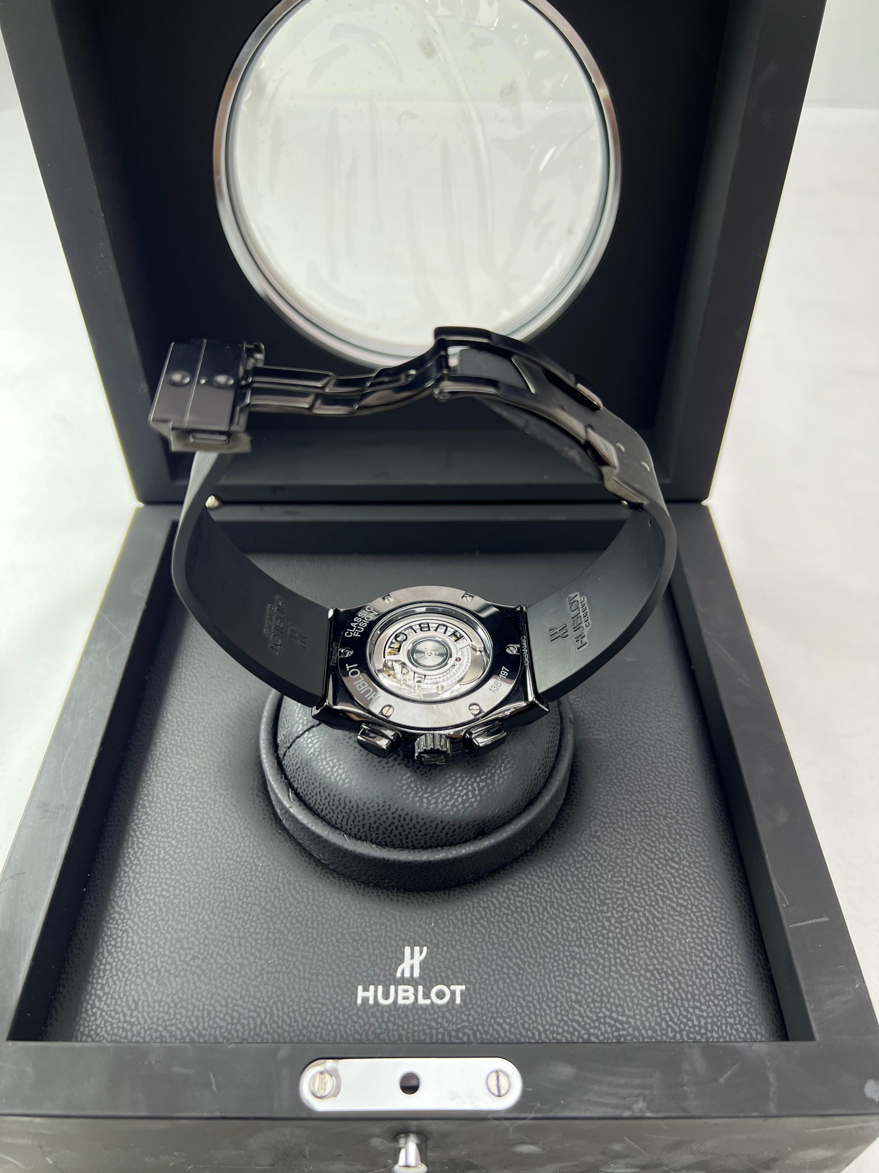Full Set HUBLOT Big Bang Unico 42mm TI/Rubber Black Men Watch - Reeluxs 