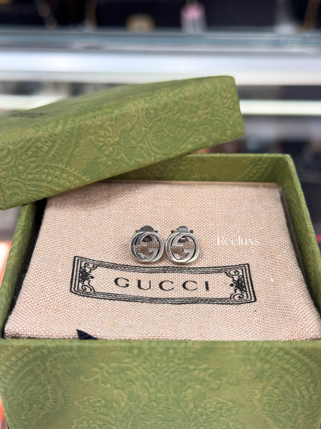 Gucci Interlocking G Stud Earrings