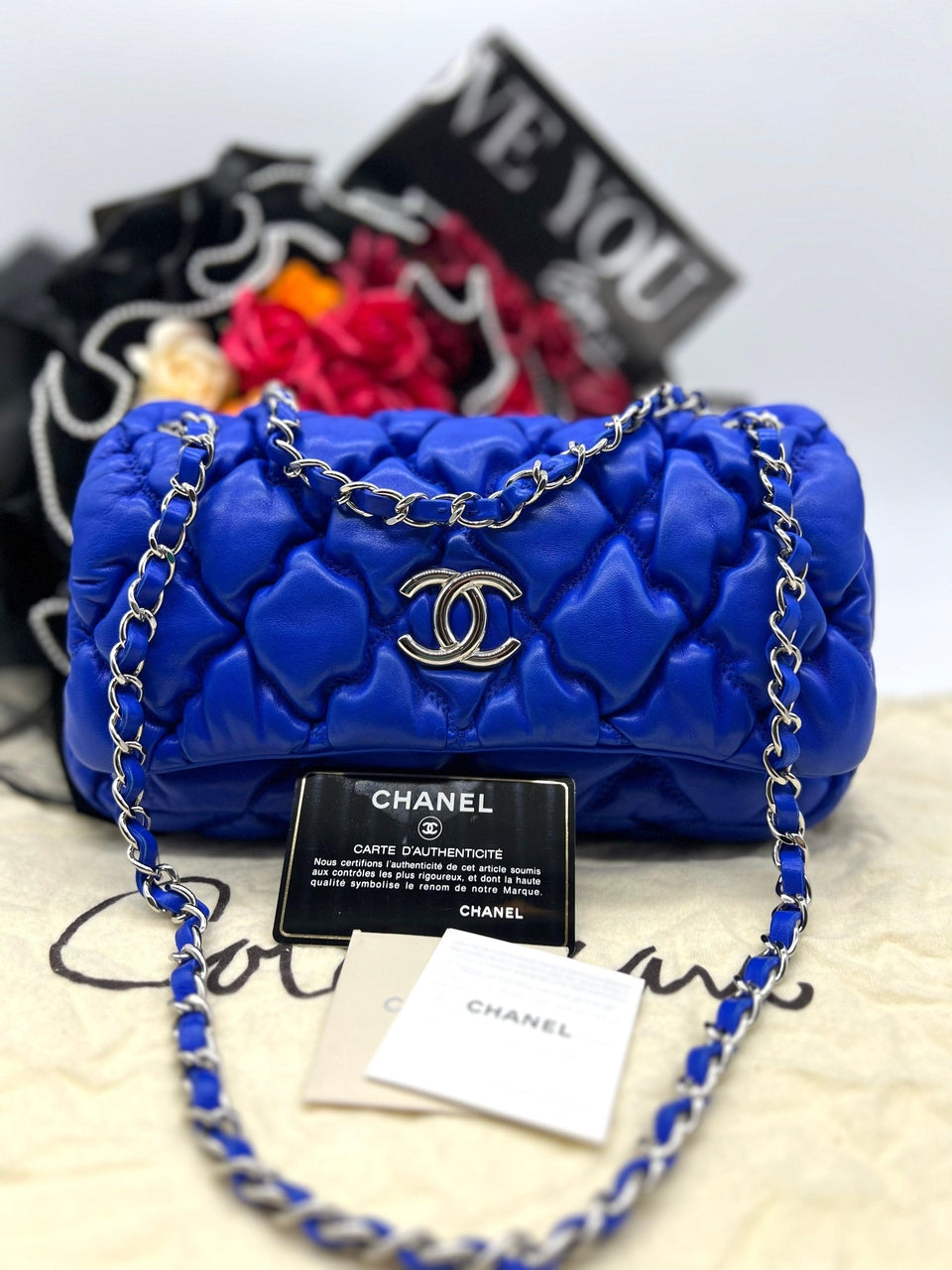 Chanel Special Edition Puffy Blue Flap Sling Bag - Reeluxs 