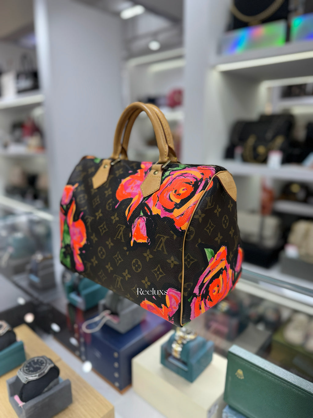 LOUIS VUITTON X Stephen Sprouse Roses Speedy 30