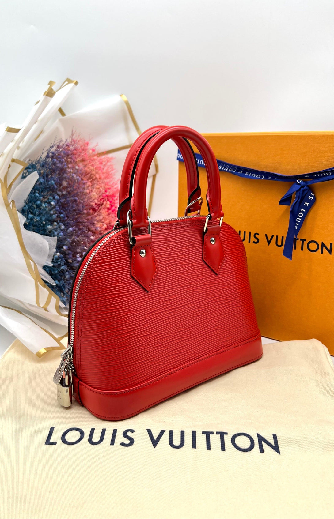 LOUIS VUITTON Alma Pm Epi Leather Shw (Red) - Reeluxs 